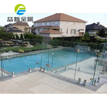 304 Stainless Steel Square Glass Spigots Pool Fence Spigot Clamp Home Garden Stairs Balustrade Railing Balcony Glass Floor Clamp