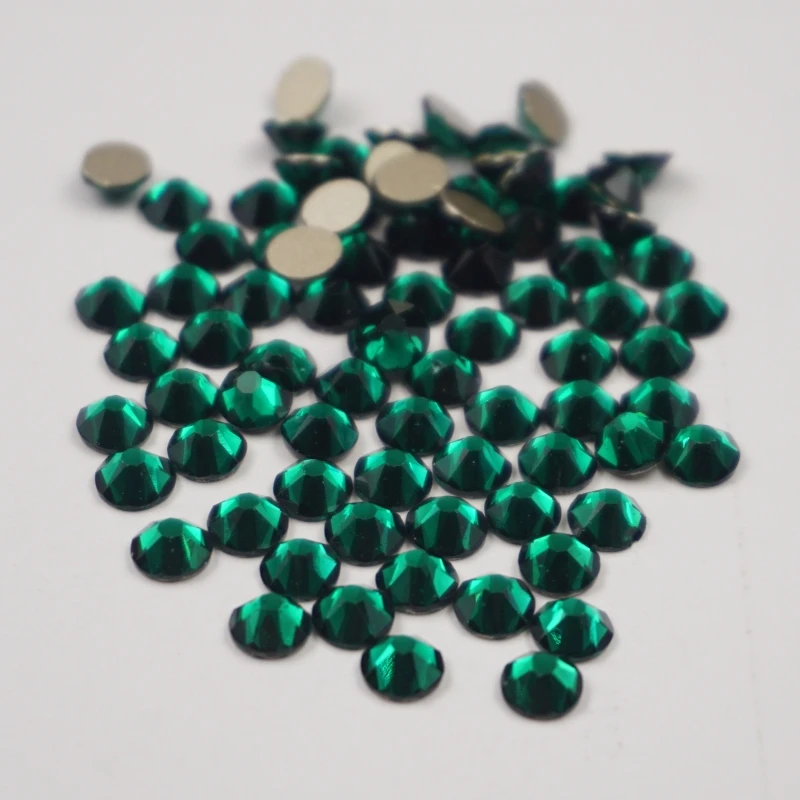 Best quality factory wholesale flatback crystal rhinestones glitter stones non hot fix glass rhinestones for cup decoration