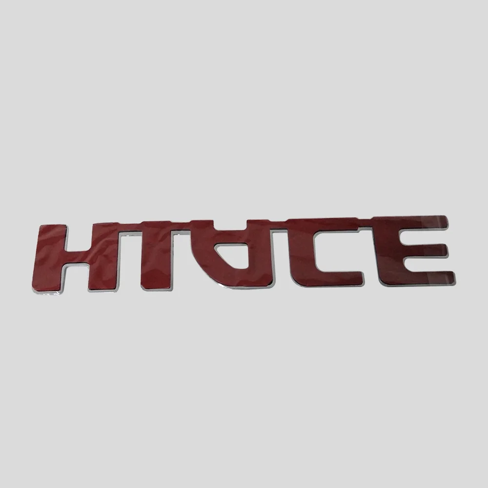 SUNLOP Hiace Accessories #000406 BADGES for Hiace 200 Commuter Van Hiace KDH Parts Manufacture Auto Parts Quantum Tunning