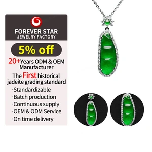 New Classic Fashion Trend 18K White Gold Micro Insert Pendant Necklace for Ladies and Children's Gift
