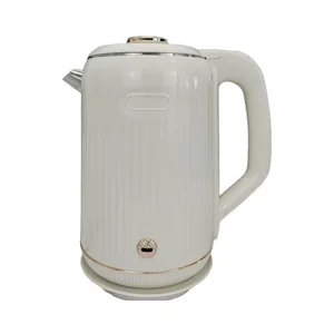 Stainless Steel Double Wall Electric Kettle Cool Touch Cordless Design Overheating Protection for Outdoor Use Hotels Kitchen