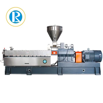 Hot Sale Twin Screw Extruder SHJ-65 Plastic Raw Material Recycling  Various types of plastic products from  waste and trimmings