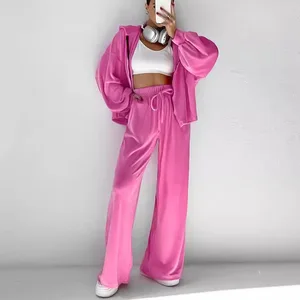 2024 Autumn Winter Velvet Tracksuit Set Women Suits Hoodies Long Sleeve 2 Two Piece Sweatsuit Pant Set Sporty Outfits