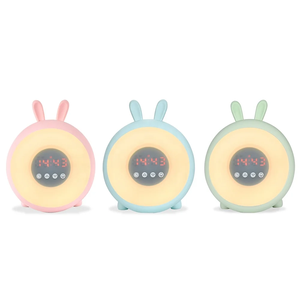 Светодиодный цифровой будильник для сна обучения пробуждения в спящем режиме детский