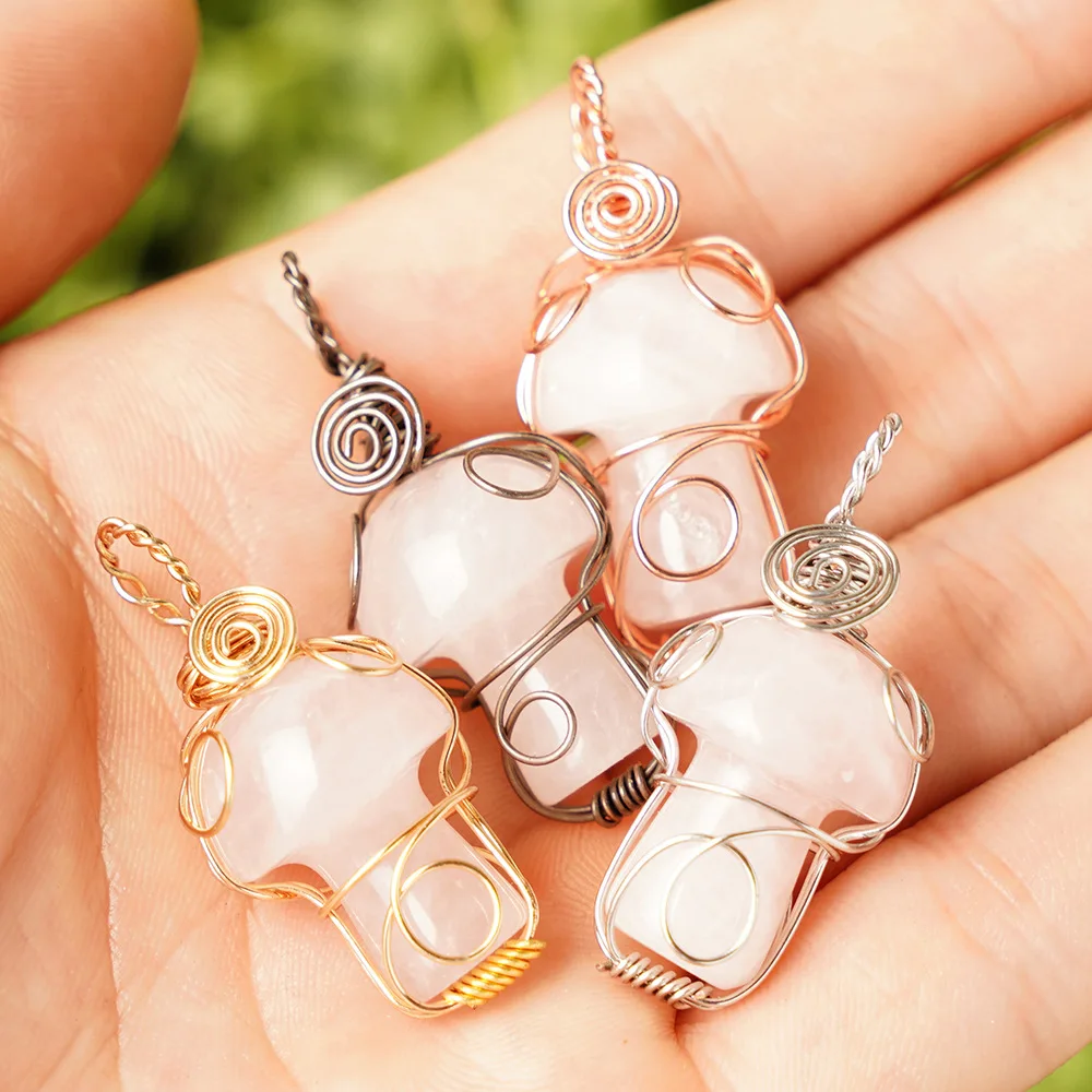 Cute Diy Amulet Necklace Hot Sale Handmade Wire Wrap DIY