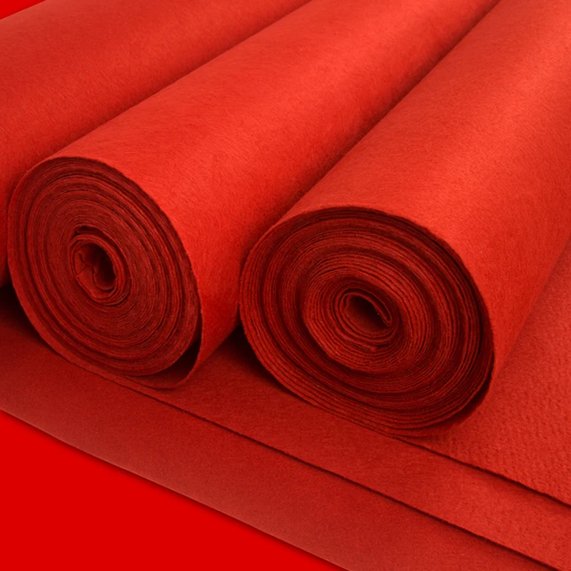Good Quality Red Carpet Disposable Plain Cheap Carpet For Wedding