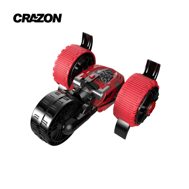 Crazon New Arrival High Quality 180 Spin On Water And Ground 2.4G Tricycle Amphibious Stunt Car