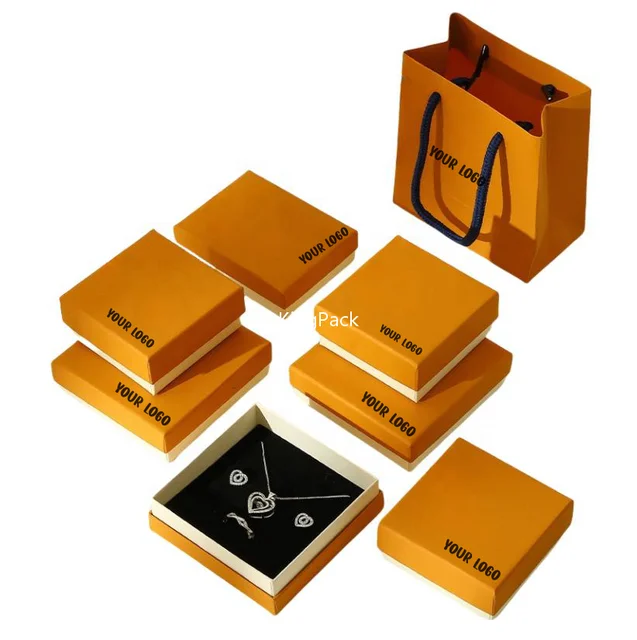 Low Moq Custom Luxury Recyclable Rigid Cardboard Slider Drawer Gift Box Necklace Earring Bracelet Ring Velvet Jewelry Box