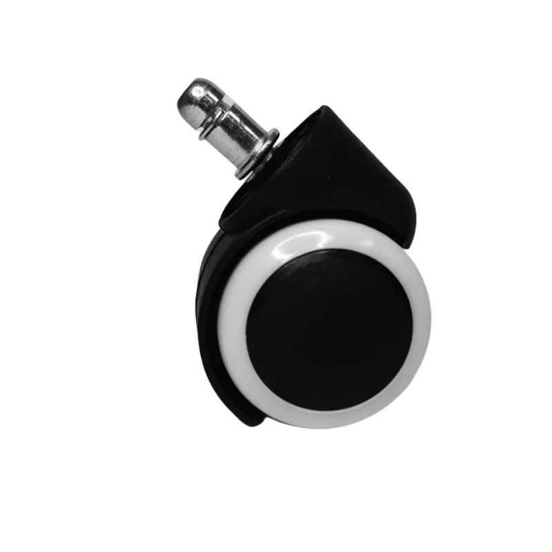 Office Chair Soft Polyurethane Swivel Brake Caster Replacement Furniture Chair Caster Wheels