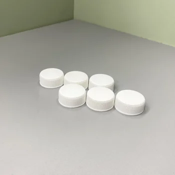High-Class Non-Spill Custom Color Striped 24/400 24/410 Ribbed Plastic Bottle Caps PP 24mm Screw Thread Lids & Closures