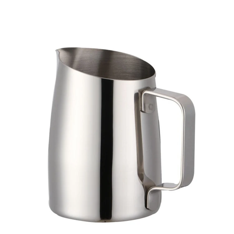 stainless steel frothing pitcher pull flower