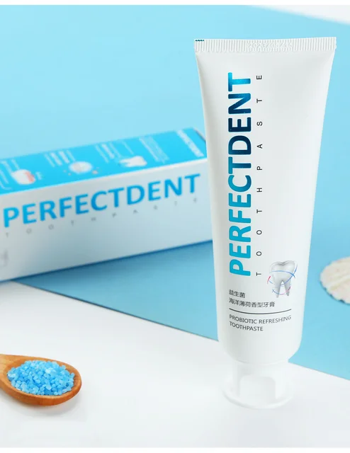 ISO & GMP Certified Refreshing Probiotic Fluoride Toothpaste PerfectDent Factory Product