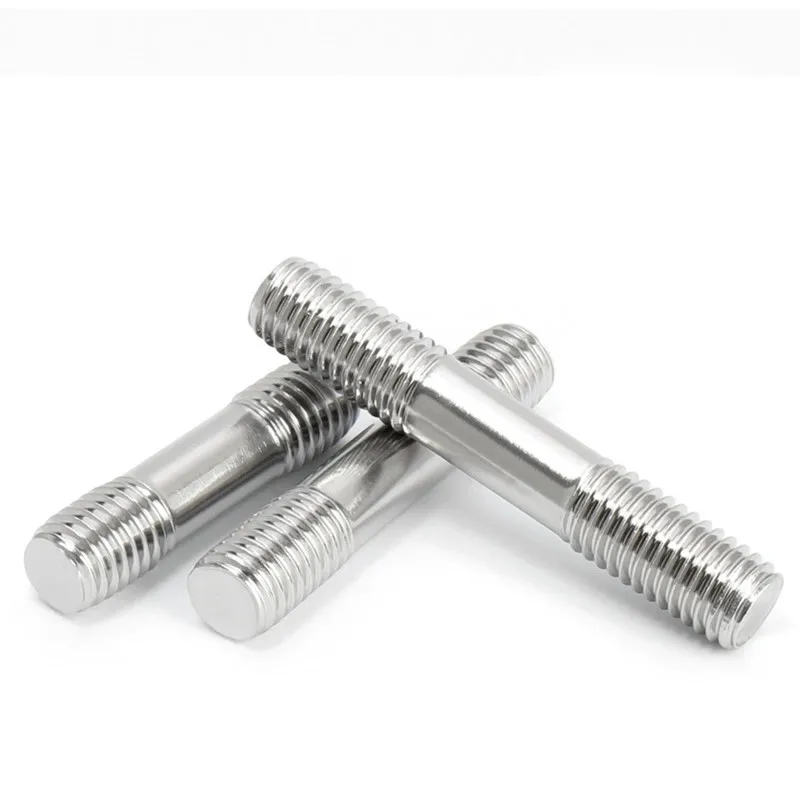 QuarkMRO 304 Stainless Steel Double End Studs – Metric Sizes M3 To M8, Clamping Type – GB901