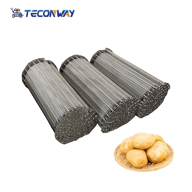 Transmission Wire Mesh Universal Weave Metal Conveyor Belts for Material Handling