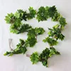 36 three-dimensional green maple leaves 5Pcs