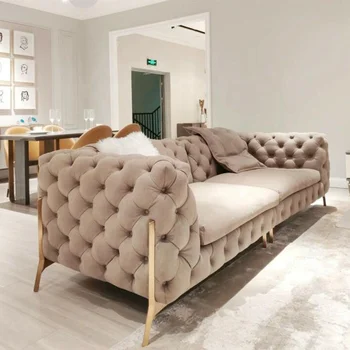 Multi-color luxury Living Room Furniture Italian sofa Luxury Modern style sofa
