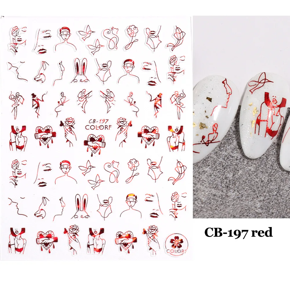 2024 New Nail Sticker Love Heart Valentines Decals Buy New Nail Art   H1a76853cc1e64c9fa03ef8d676f67eb6I 