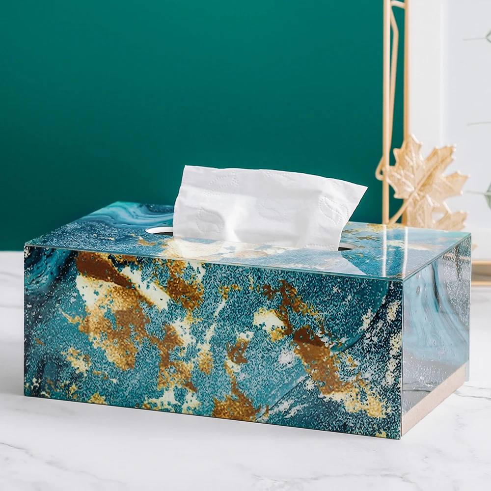 Acryl Taschentuchbox Mit Deckel – Transparent, Elegant & Platzsparend