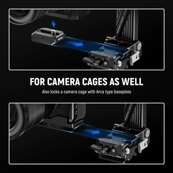 NEEWER PS013 Foldable V Mount Battery Plate with Arca Type QR Plate for PD Quick Release Plate RS3 Pro Gimbal & Tripod detail image