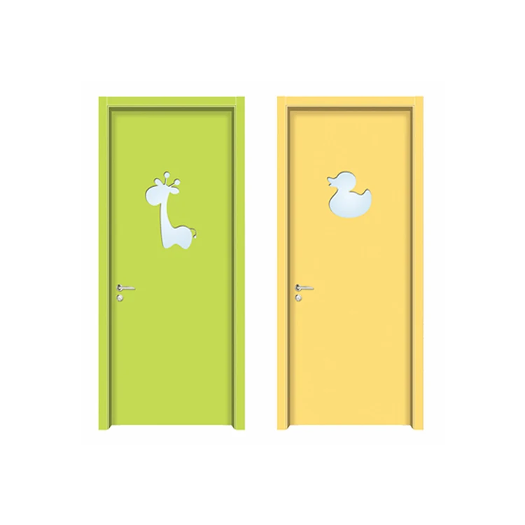 Simple Design Cartoon Pattern Solid Wood Composite Baking Paint Door - Buy  Simple Design Wood Door,Solid Wood Composite Baking Paint Door,Wood Door  Design Product on 