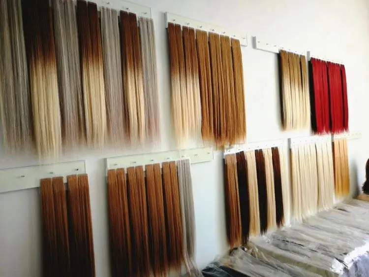 2023 Wholesale Unprocessed Machine Weft 100% Human Hair Extension Virgin Bundle Hair Raw Ponytail Remy Vendors Hair Weft