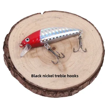 CHEERY Artificial Hard Bait Lure Multicolor 56 Mm1.3g Round-Head Sinking Minnow Short Lip Lead Insert Treble Hook Sea Fishing – Minnow – view 4