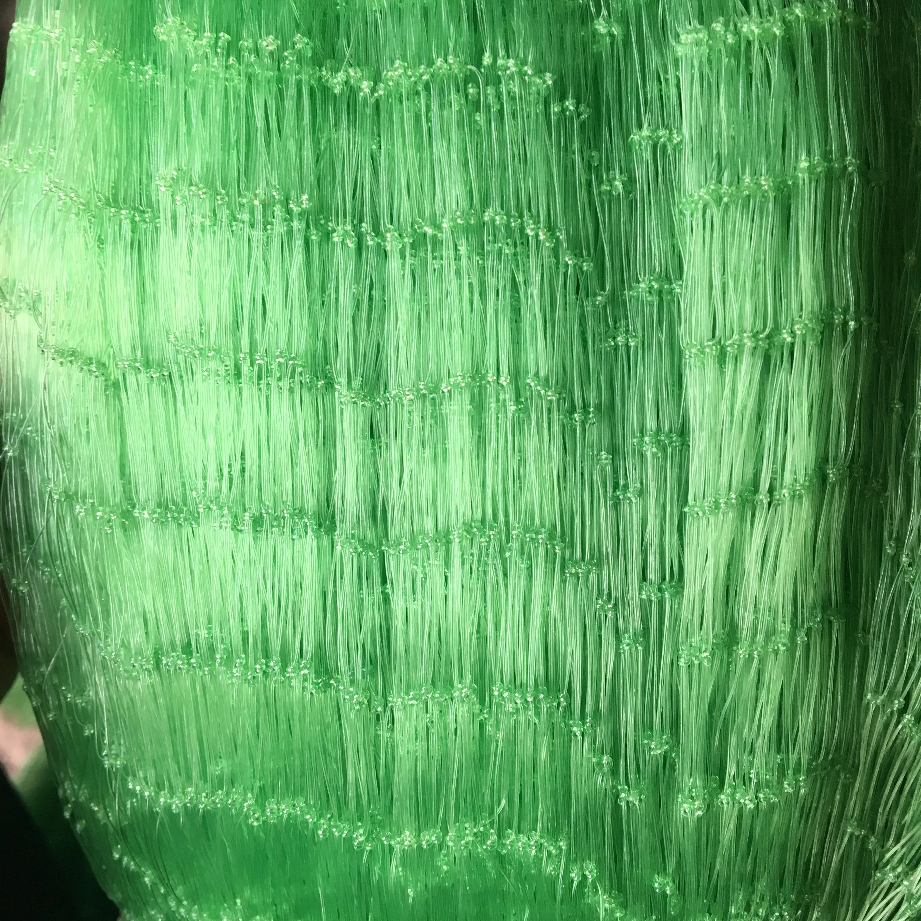 33PLY Green HDPE Mackerel Fishing Nets Durable Nylon Material