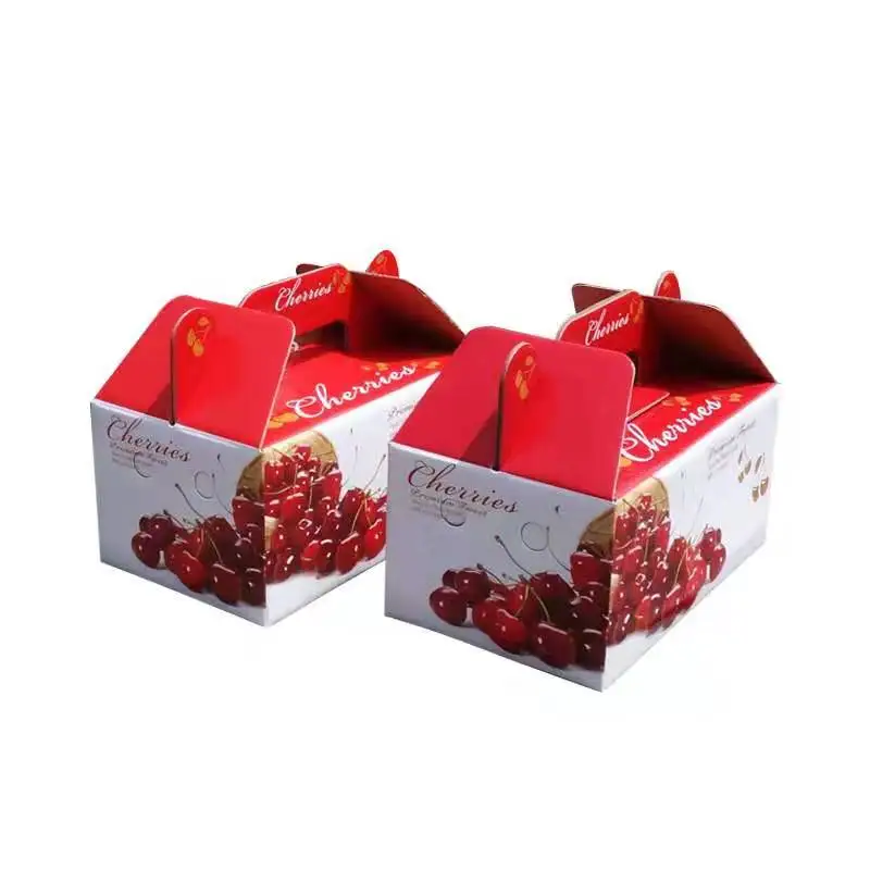 Red Fruit Cartons with Different Sizes of Gift  Packaging Cartons