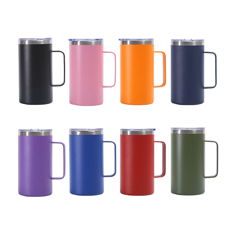 24oz Stainless Steel Tumbler with Custom Logo - Perfect for Travel