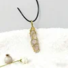 Clear quartz pendant
