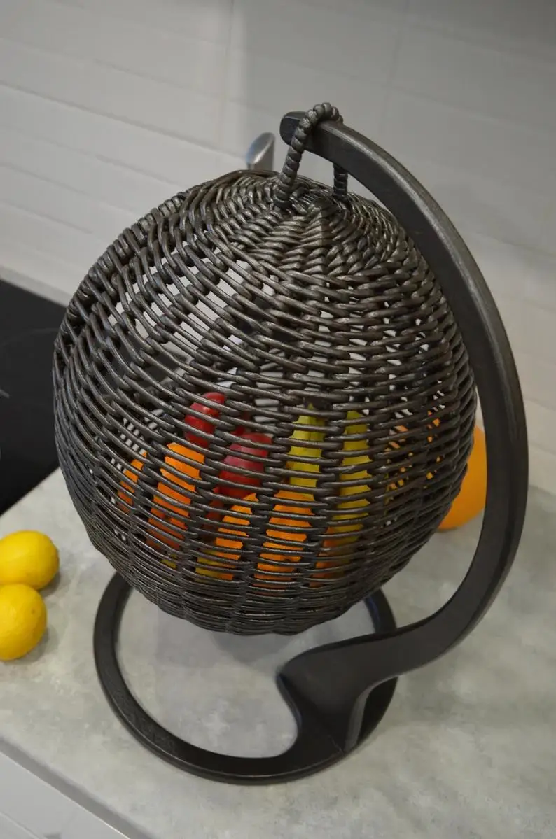 Плетеная корзина Haosen подвесная для фруктов кухни хлеба