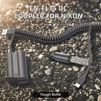 EN-EL15 Power Supply Adapter C DC Plug Short Circuit Protection PC Fireproof Material EP-5B D500 D600 D610 D750 D800 D800E D810 detail image