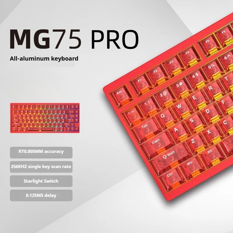 キーボード IROK MG75 PRO BLACK Amazon.com: IROK MG75PRO 81 Keys Wired Magnetic Switch