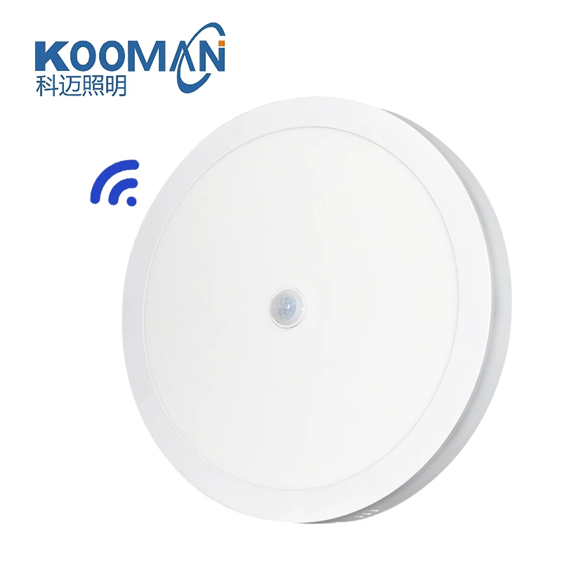 6W 12W 18W 24W Round Panel Light Indoor Smart Home Motion Led Sensor Cabinet Lights Automatic Motion Sensor LED Ceiling Light