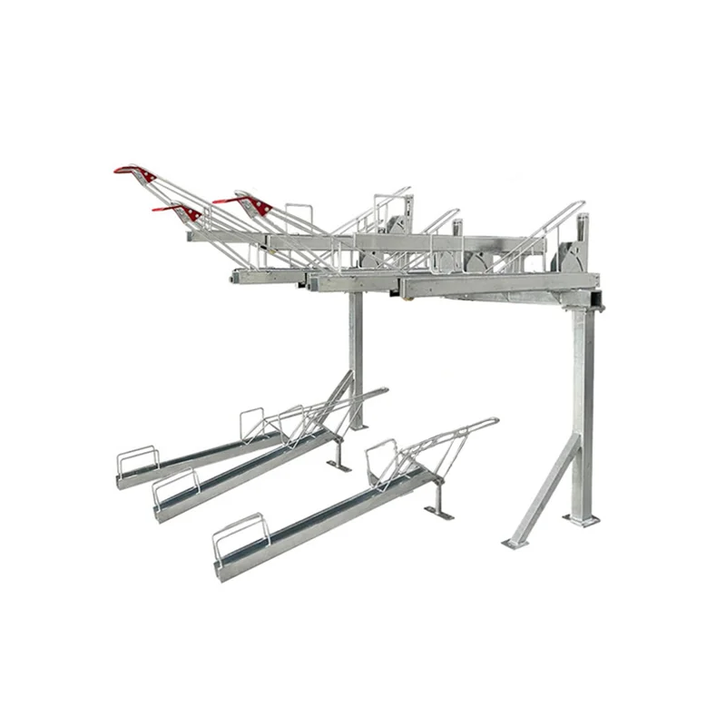 2 Tier Easy Park Gas Operated Bike Rack Up Low Cycle Rack Quad Hi