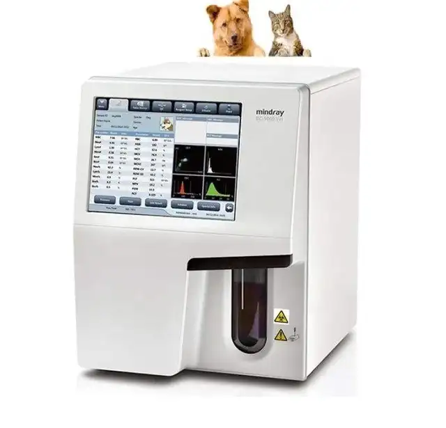 Mindray BC-5000 Vet Auto Hematology Analyzer Touch Screen 5 Part Diff Veterinary Blood Analyzer