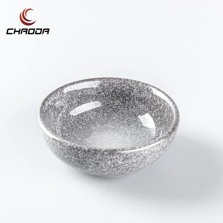 4 Inch Matte Color Glaze Rice Bowl Ceramic Bowl Gift Set Porcelain Soup Bowl for Party