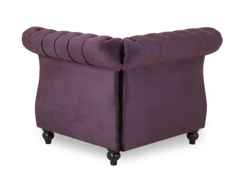Sectional Modular Sofa Couch Modern 7 Seater Velvet Sectional Corner Chesterfield Sofa Set