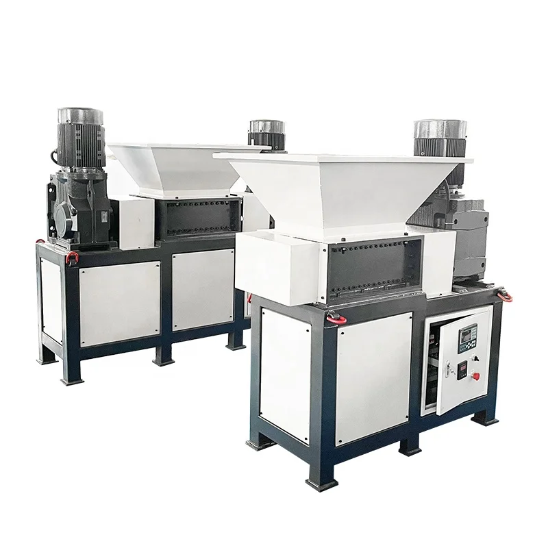 Hot Sale Shredding and Making Wool Pellets Double Shaft Mini Shredder Machine for Sale