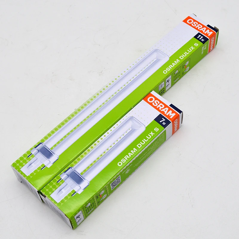 OSRAMFluorescent PL 2Pin G23/ 4Pin 2G7 U Shape DS 7W 9w 11W 840 865 855LM Base PL Lamp