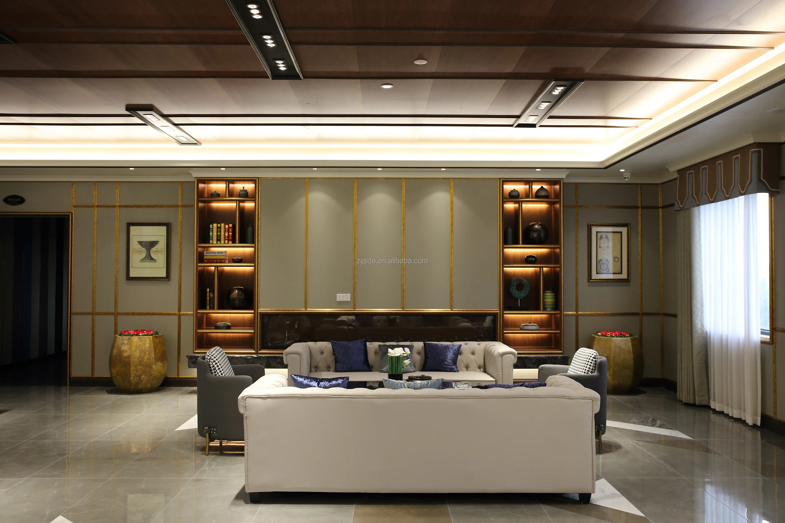 Waterproof Building Material 80mm-thickness WPC Wall Panel Partition Wall