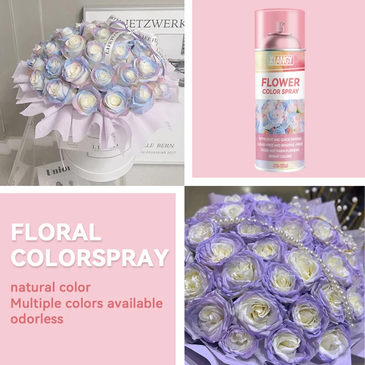 Water Based New Color Spray Flower Spray Paint for Real Fresh Flowers Design Master Flower Spray Paint