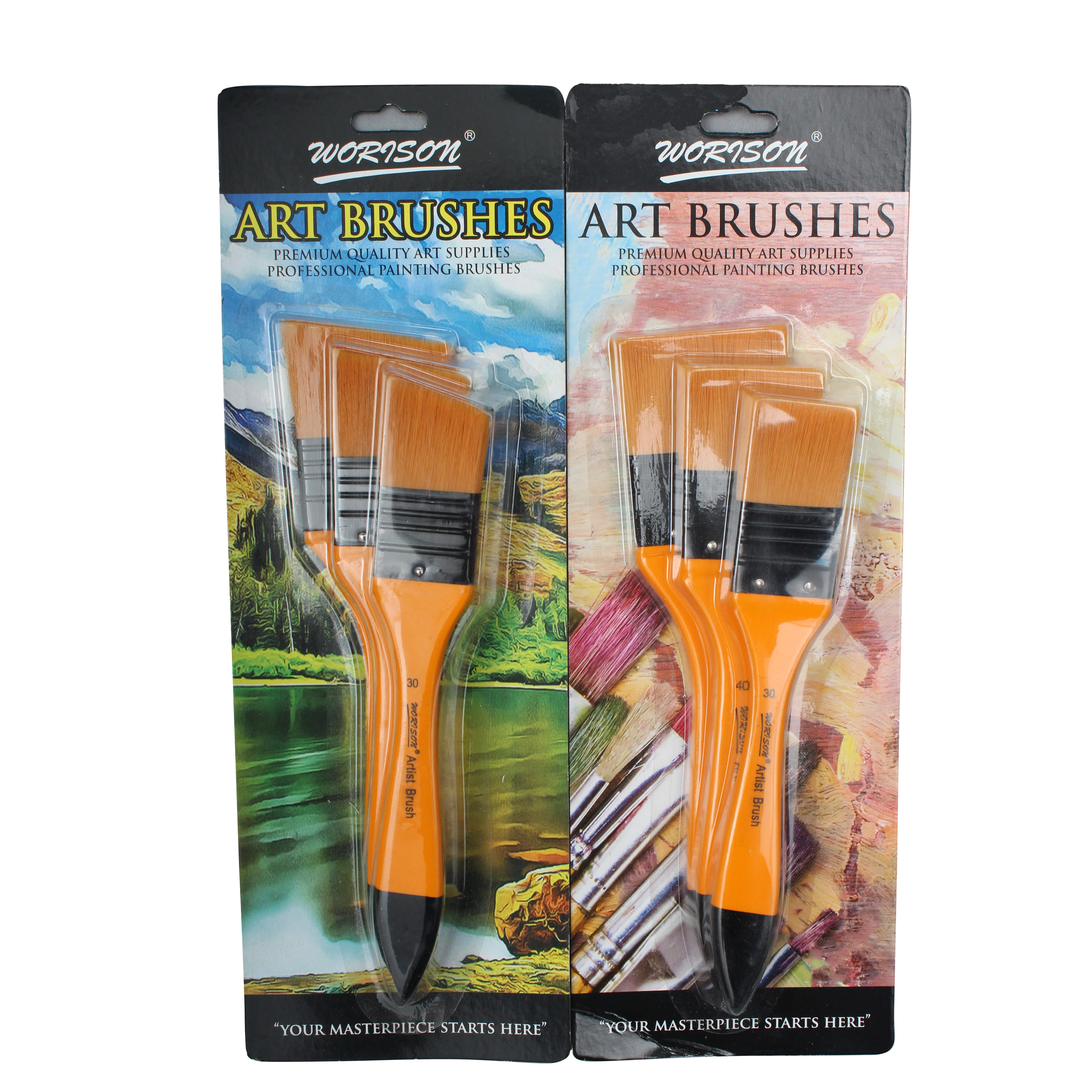 Penna Ad Acqua Ricaricabile Per Acquerello - Set 3 Pezzi, Punta In Nylon, Ideale Per Calligrafia E Schizzi