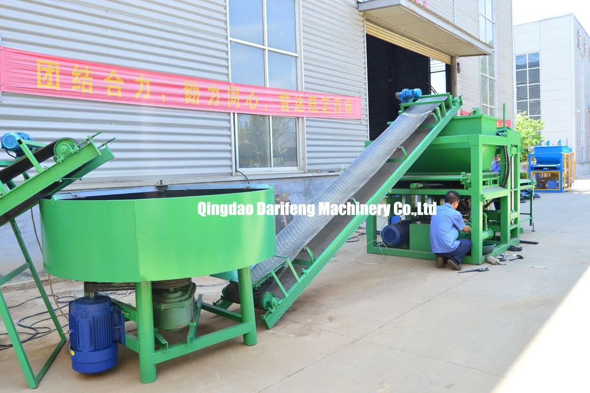DF7-10 Automatic Clay Soil Interlocking Brick Making Machine