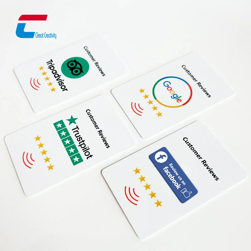 Factory Nfc Business Card Logo Printable Ntag 213 215 Google Review Nfc ...