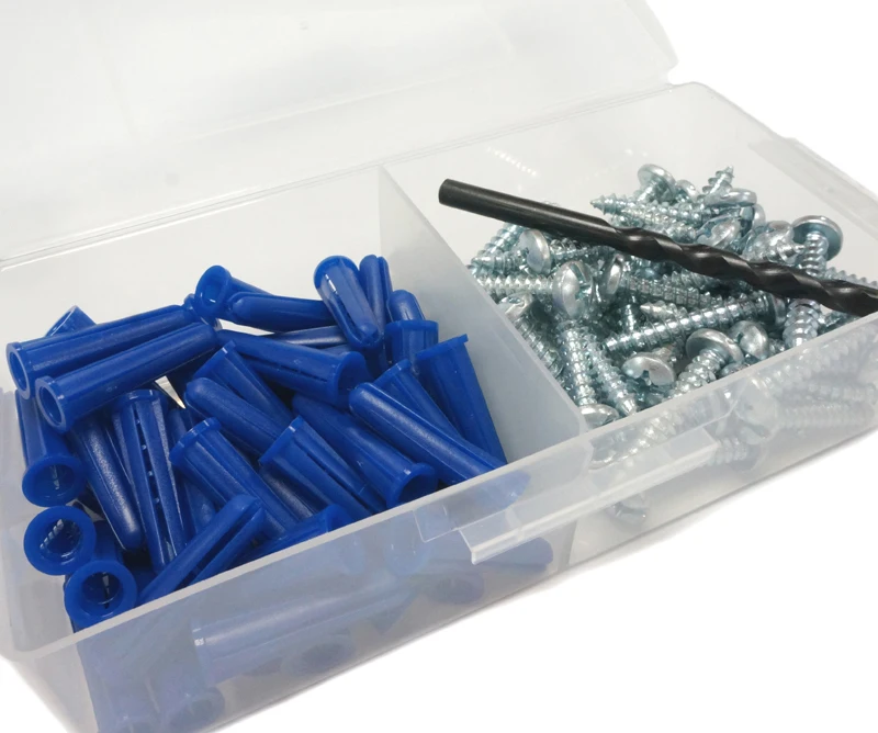 Customization Conical Anchor Kit Plastic Screw Anchors Set Nylon