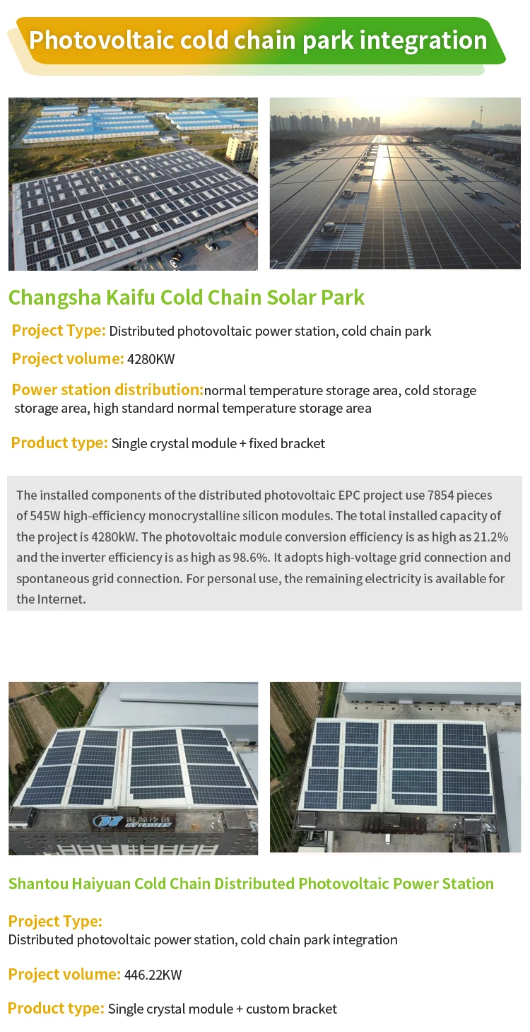 Solar Photovoltaic System 50KW 100KW 300KW 500KW 1MW 2MW Solar Powered Cold Room For Fish And Meat details