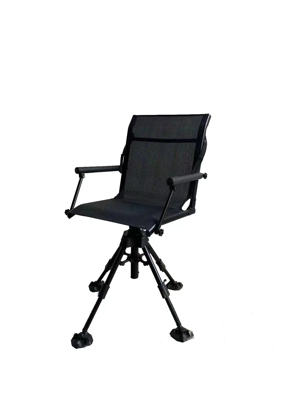 Swivel Hunting Chair with Adjustable Legs Lightweight