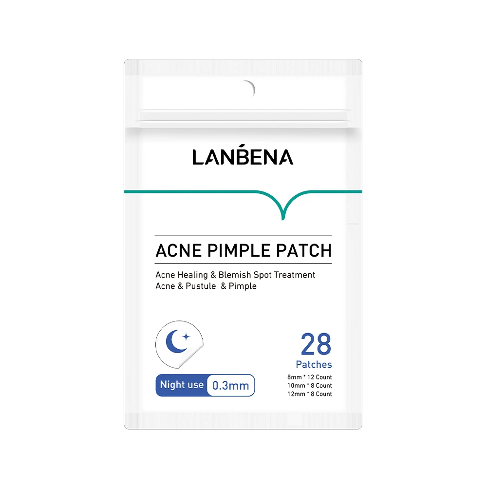 LANBENA Invisible Acne Cover Acne Pimple Healing Patch Glitter Pimple Patch for Night