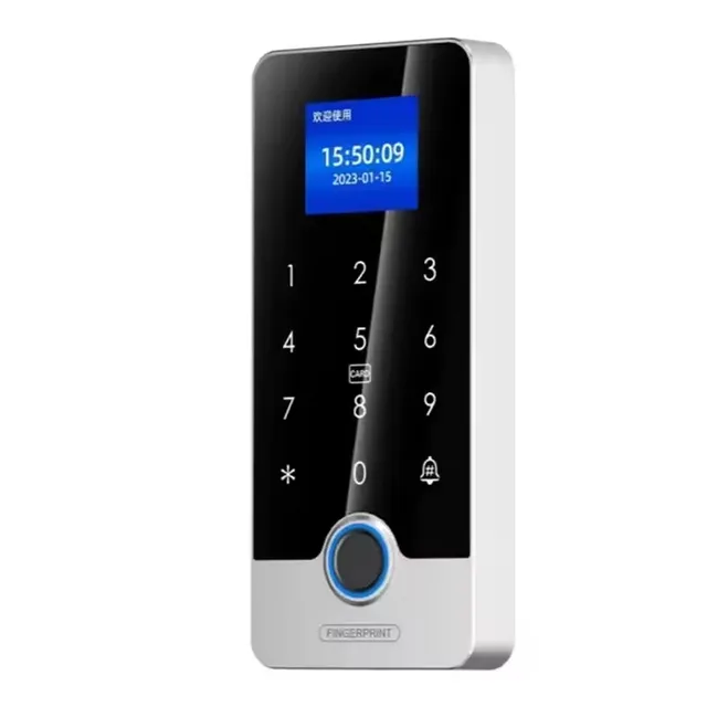 Wireless Tuya Bluetooth Fingerprint 13.56Mhz IC Card Door Access Control System Keypad IP67 Waterproof with Screen